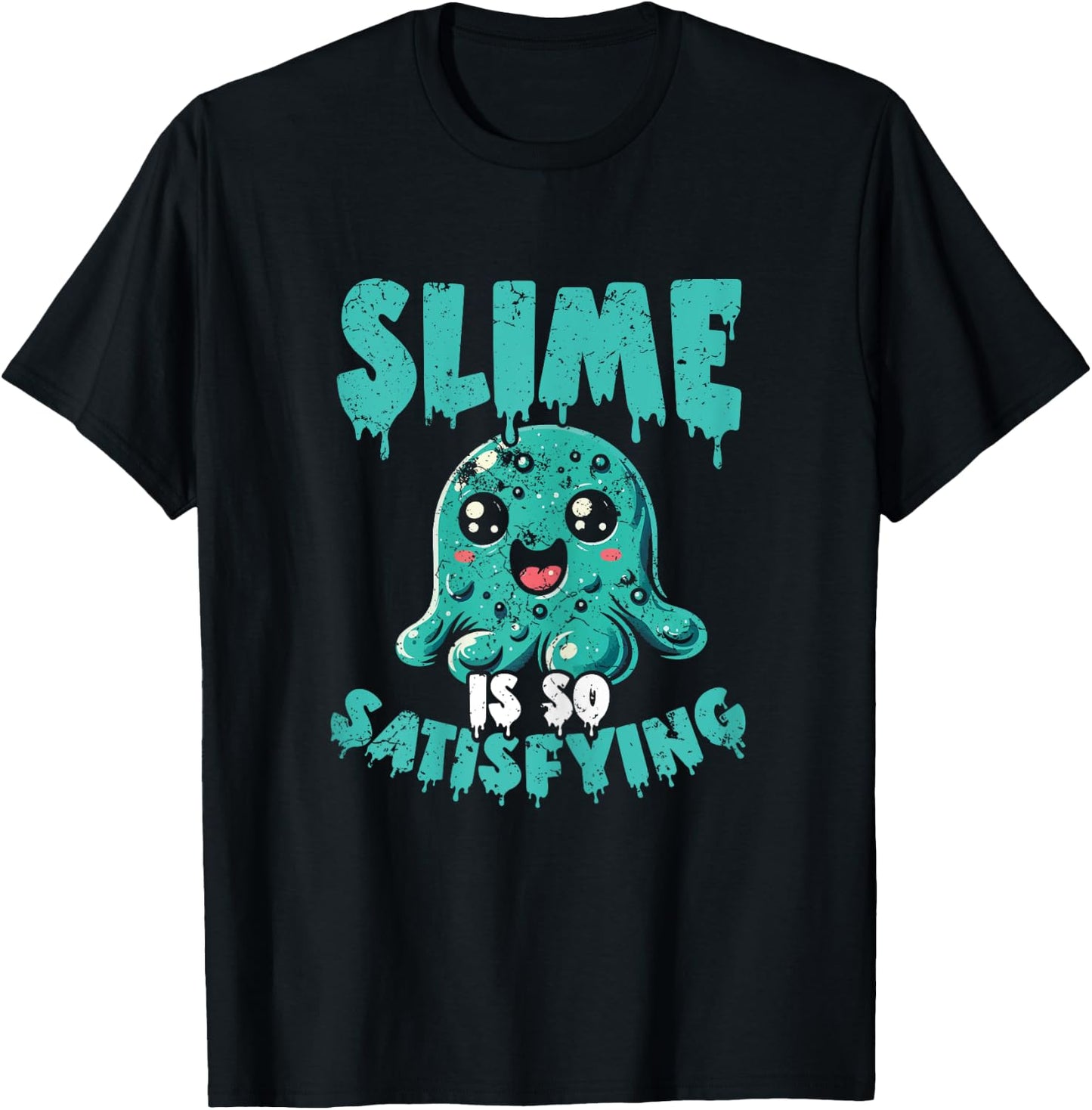 Funny Slime Gift Girls - Trendy DIY Kids Tweens Toddler T-Shirt - T-Shirt | Black