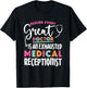 Behind Every Doctor Is an Exhausted Medical Receptionist T-Shirt - T-Shirt | Black