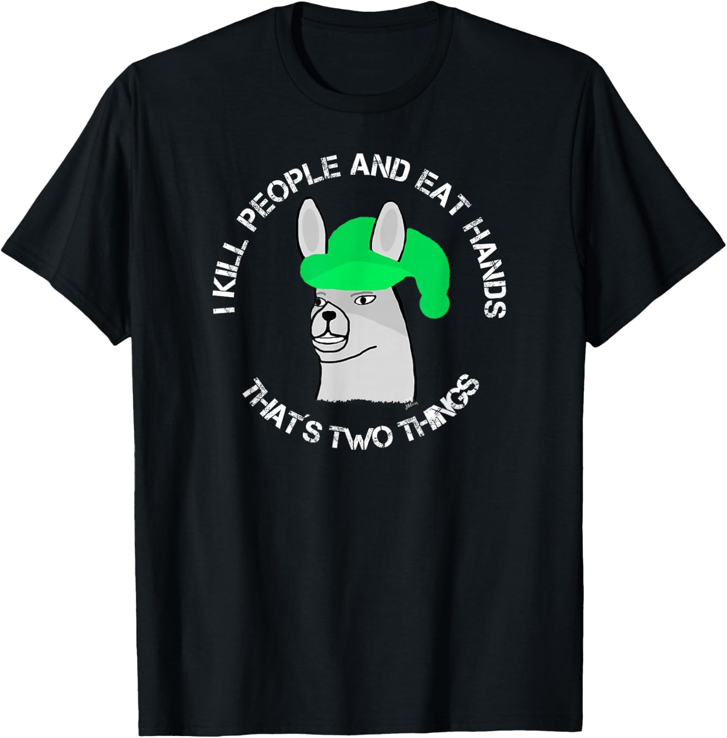 Lamas with hats Karl - that´s two things - funny Karl T-Shirt - T-Shirt | Black