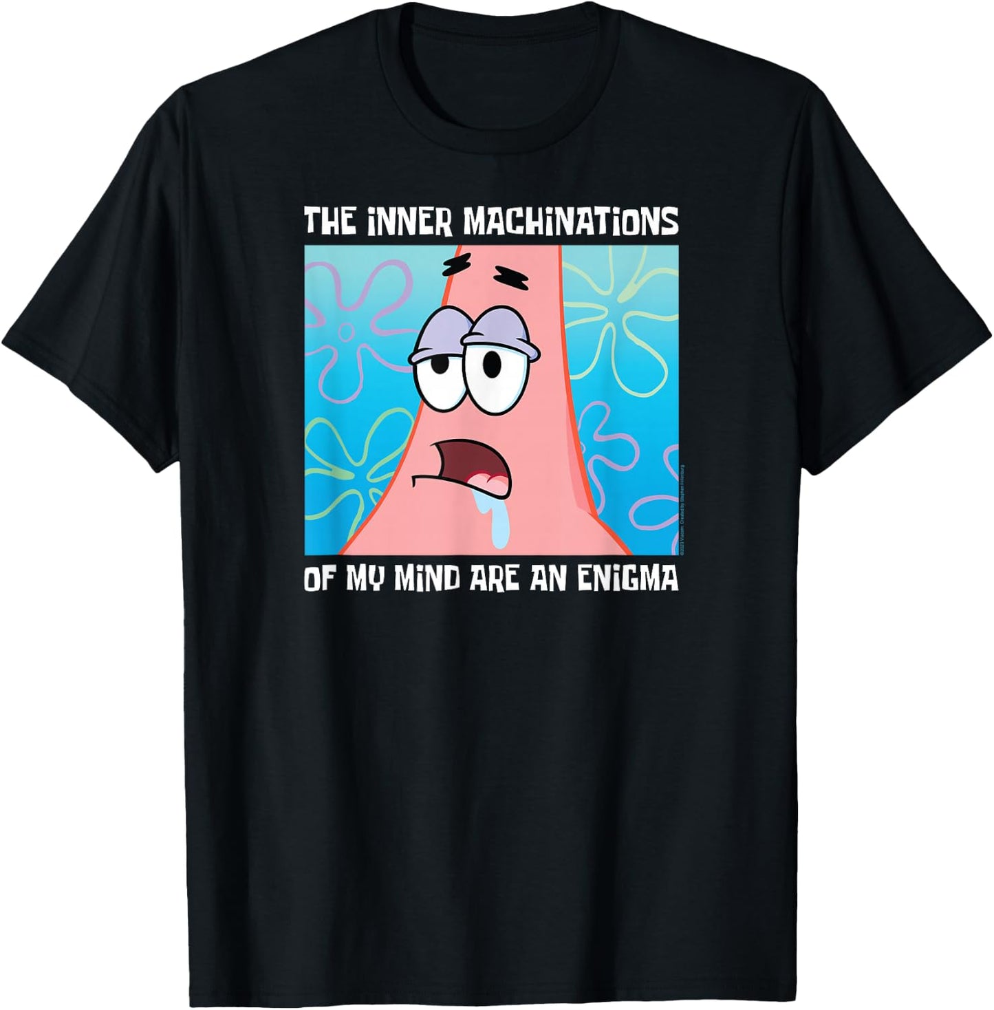 Spongebob Squarepants - Patrick Star Inner Machinations T-Shirt - T-Shirt | Black