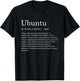UBUNTU Definition - African Culture Zulu Xhosa South Africa T-Shirt - T-Shirt | Black