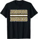 Andover Huskies Horizontal Stripes T-Shirt - T-Shirt | Black
