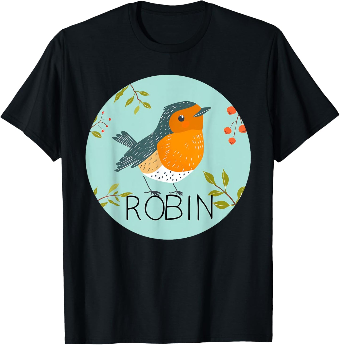 Cool Robin Bird Costume for Adults and Kids T-Shirt - T-Shirt | Black