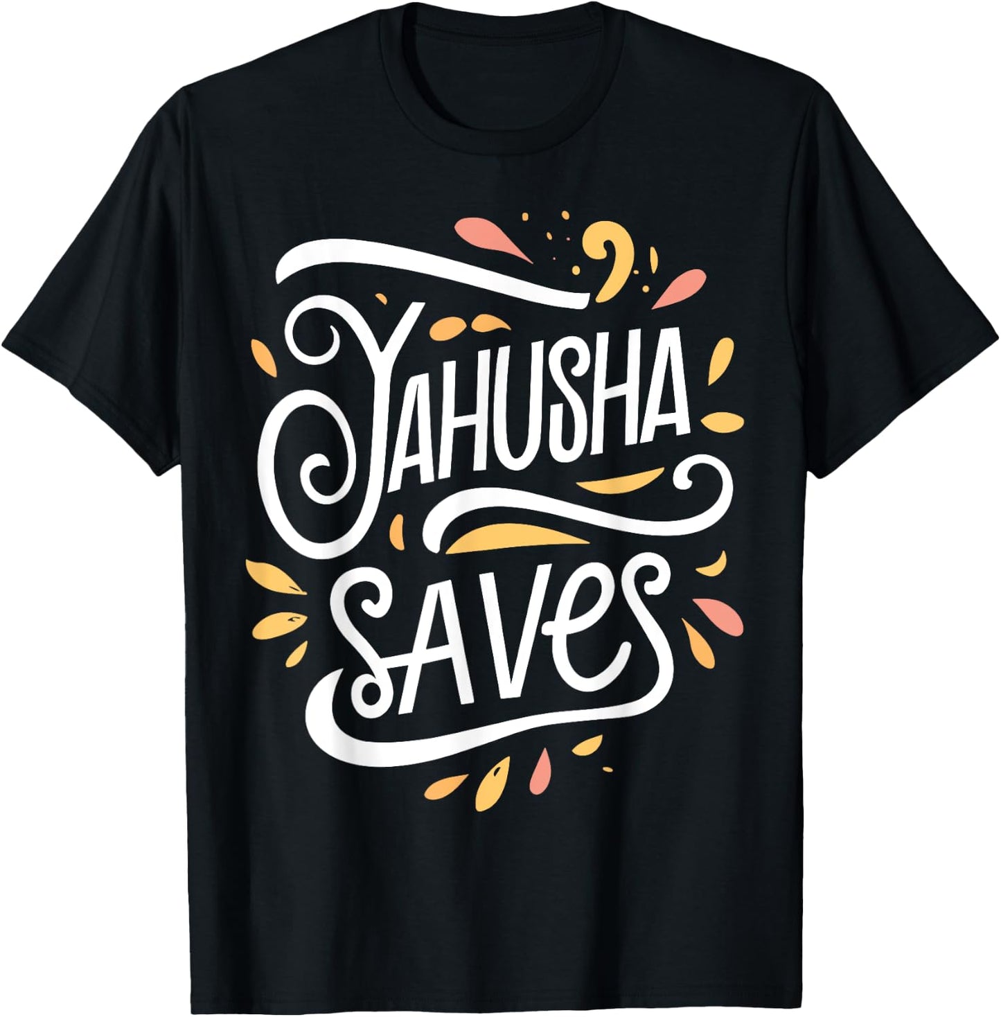Yahusha Saves Hebrew Israelites T-Shirt - T-Shirt | Black