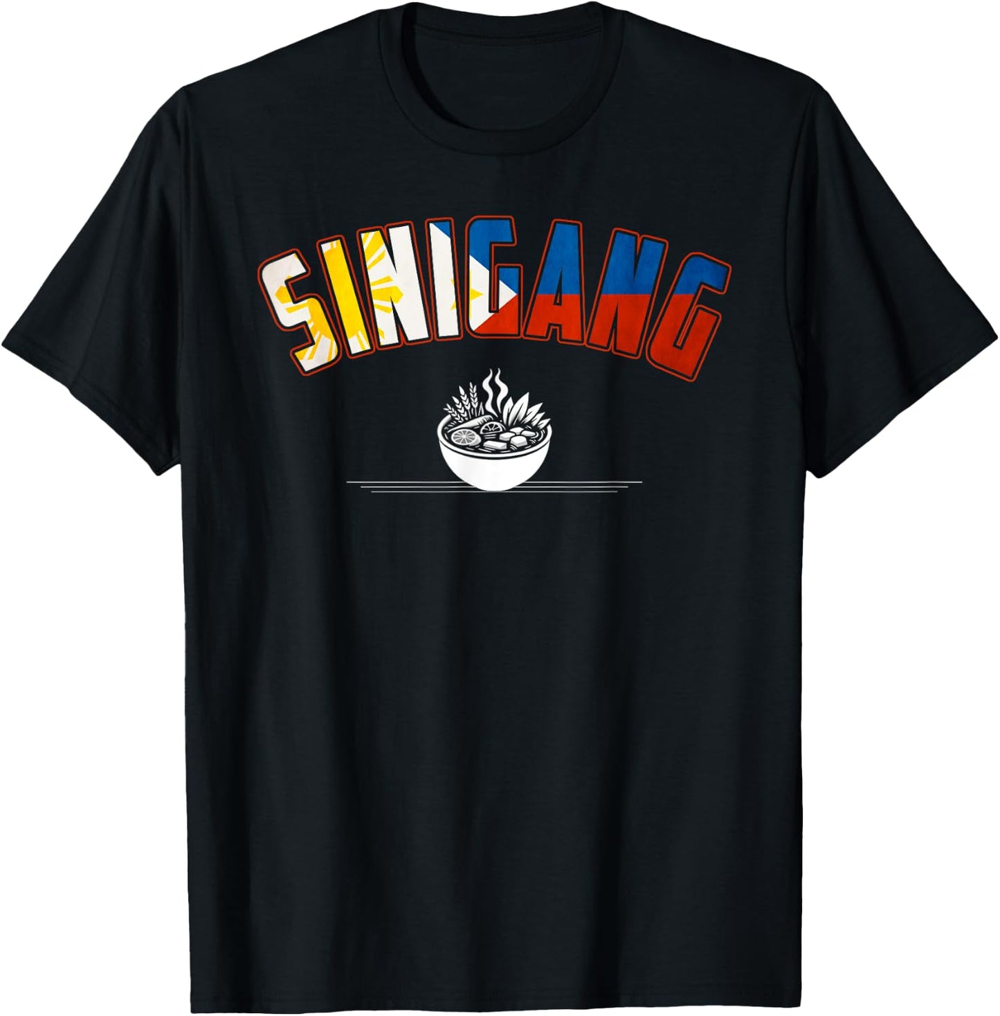 Love Sinigang Shirt Funny Filipino Philippines Food Sinigang T-Shirt - T-Shirt | Black