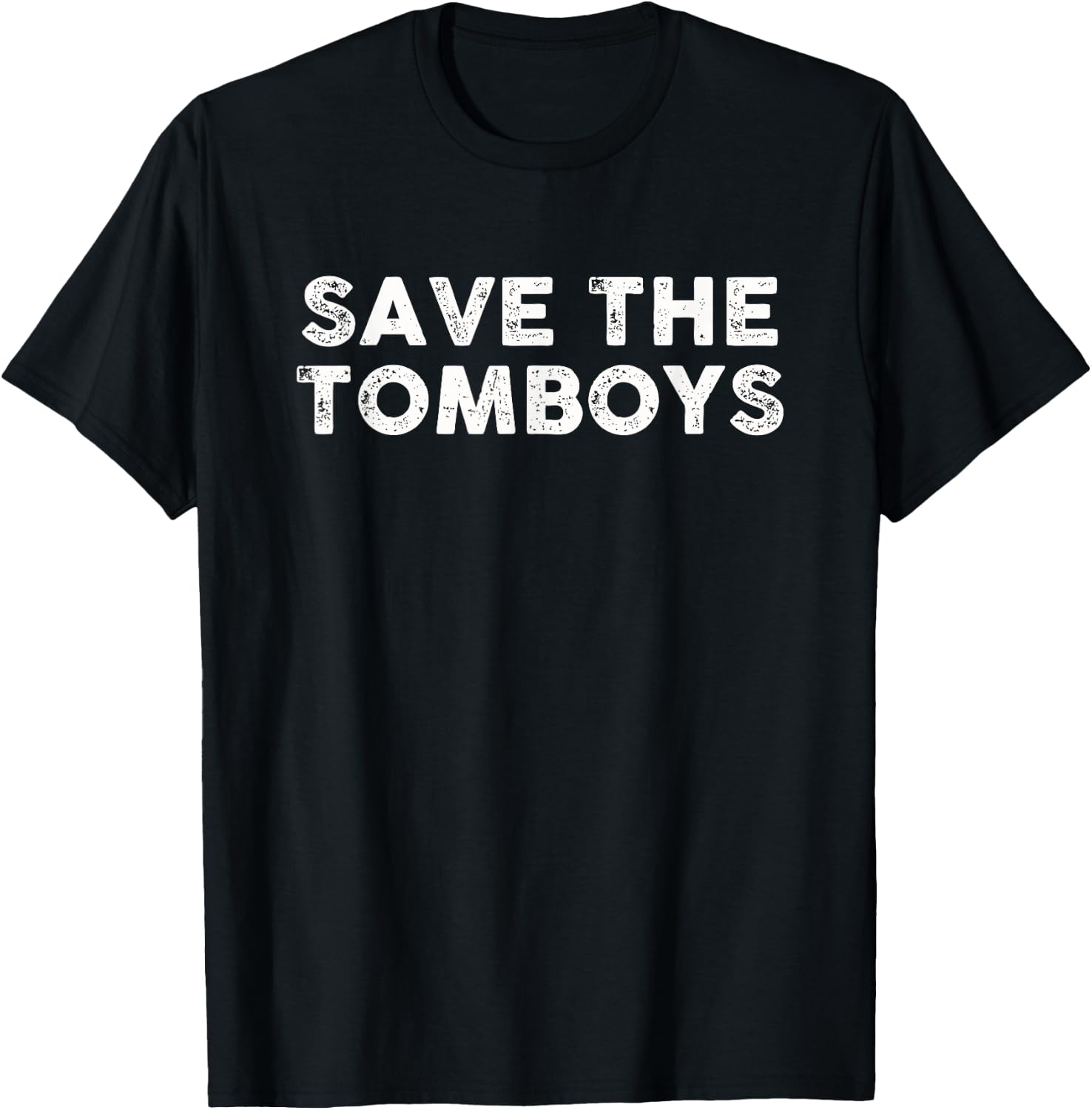 Save The Tomboys T-Shirt - T-Shirt | Black