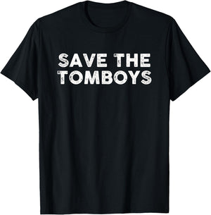 Save The Tomboys T-Shirt - T-Shirt | Black