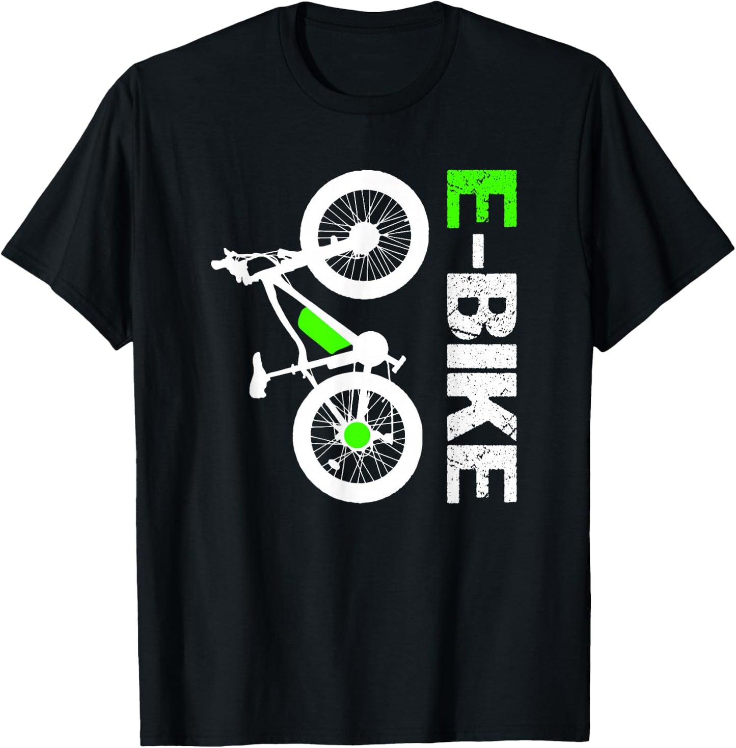 E-Bike - Cool Electric Bicycle Gift T-Shirt - T-Shirt | Black