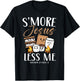 Smore Of Jesus Less Me Christian Camper Church Camping Gifts T-Shirt - T-Shirt | Black