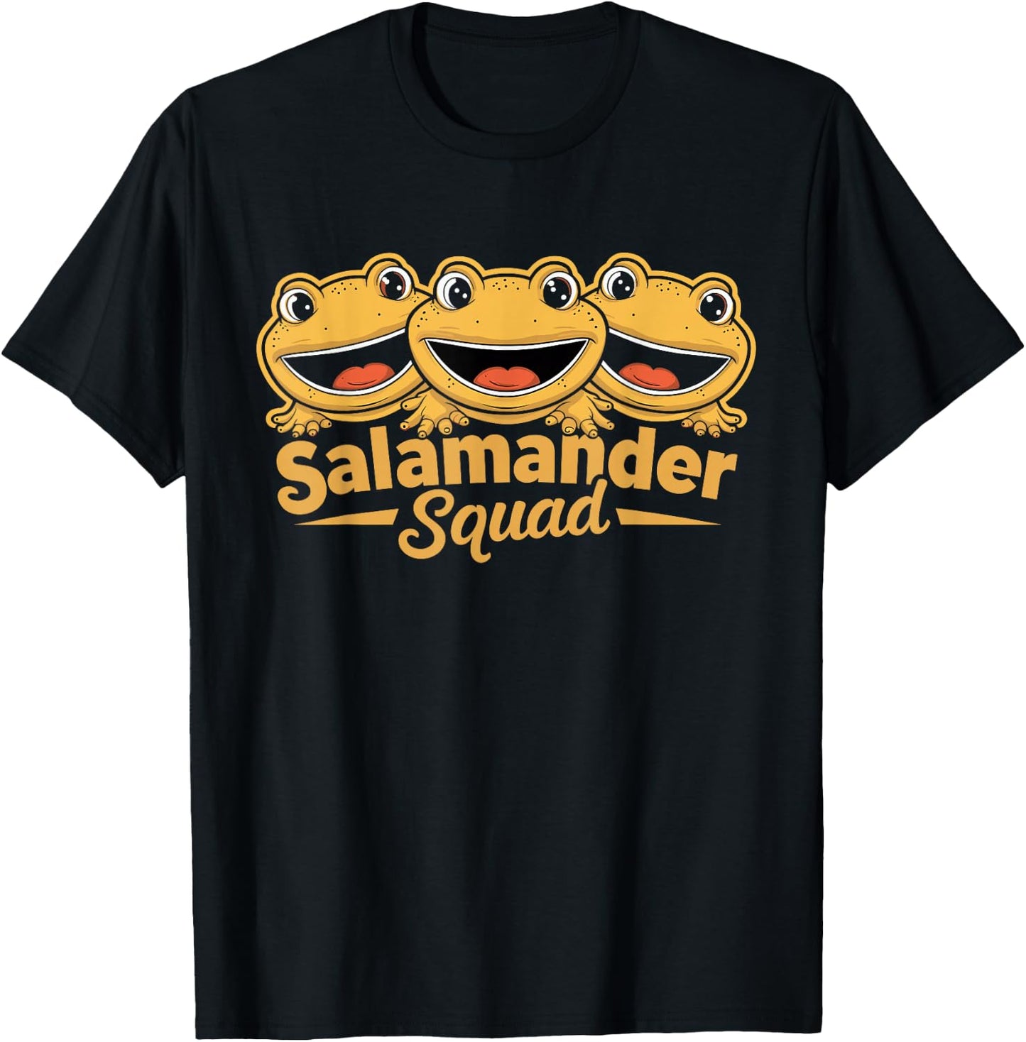 Salamander Squad Design Salamander Lover Stuff | Salamander T-Shirt - T-Shirt | Black