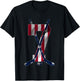 Number 7 Years Ice Hockey 7th Birthday T-Shirt - T-Shirt | Black