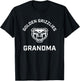 Oakland University Golden Grizzlies Arched Grandma T-Shirt - T-Shirt | Black