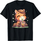 Kawaii Horses Bubble Tea Boba Horse T-Shirt - T-Shirt | Black