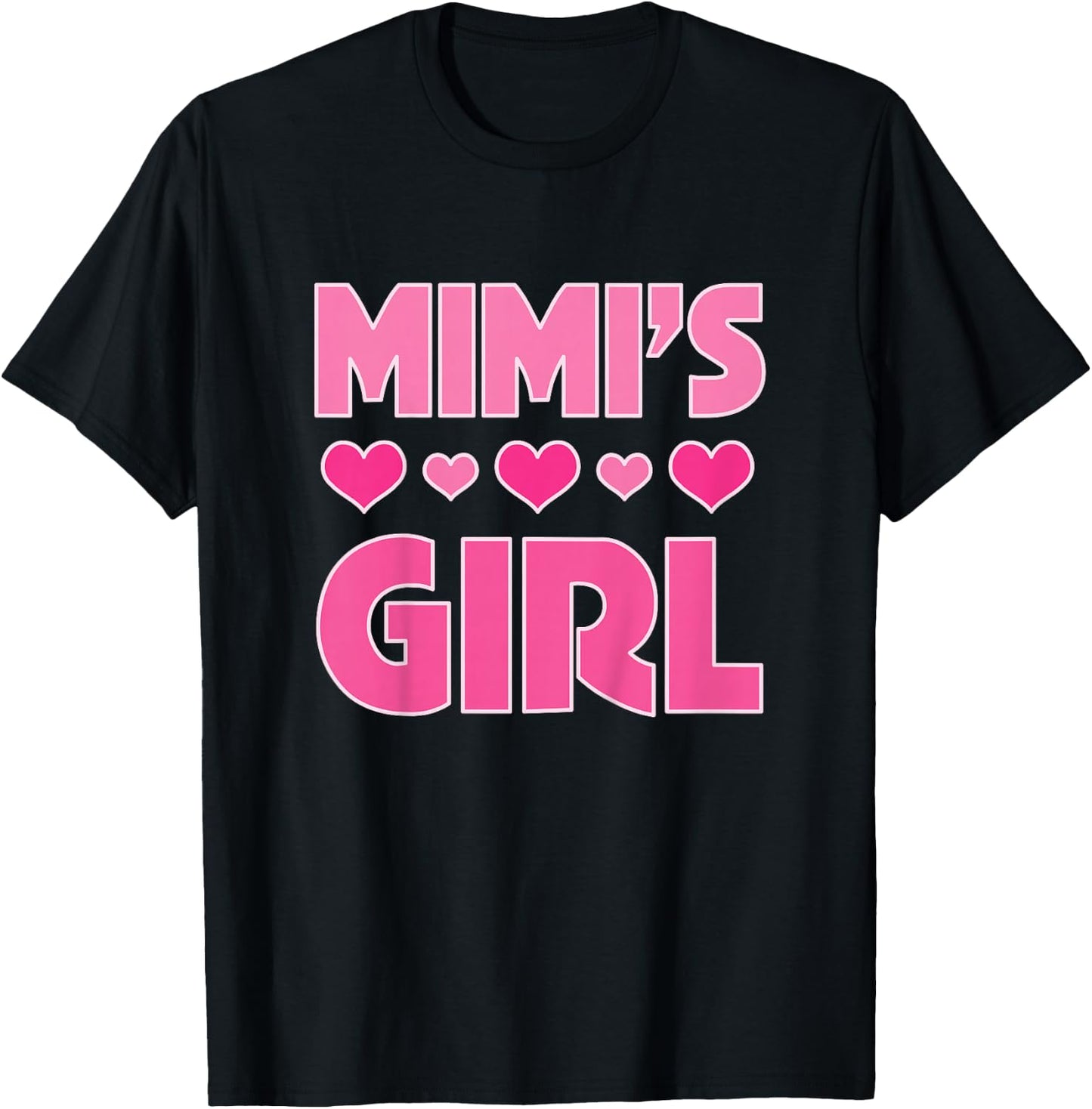 Kids Mimi's Girl Granddaughter T-Shirt - T-Shirt | Black