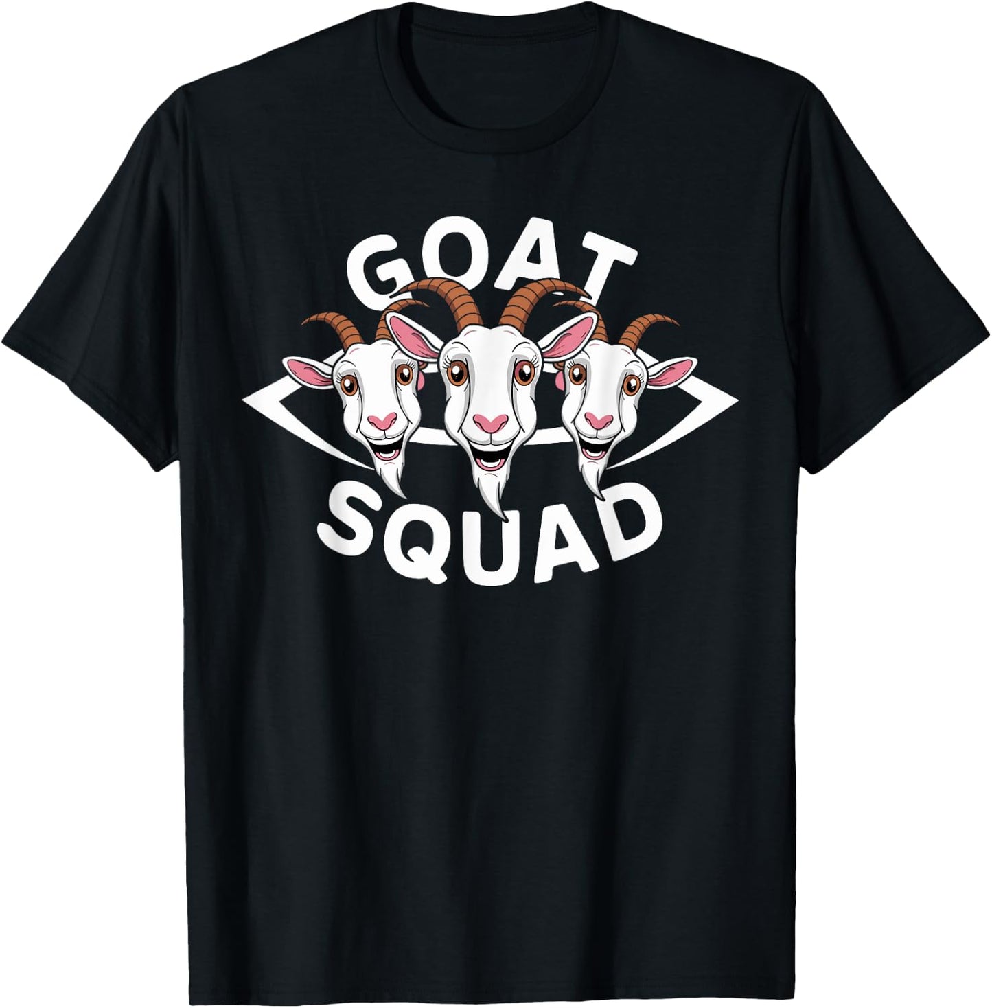 Goat Squad for Goat Lover Shirt | Cool Goat T-Shirt - T-Shirt | Black