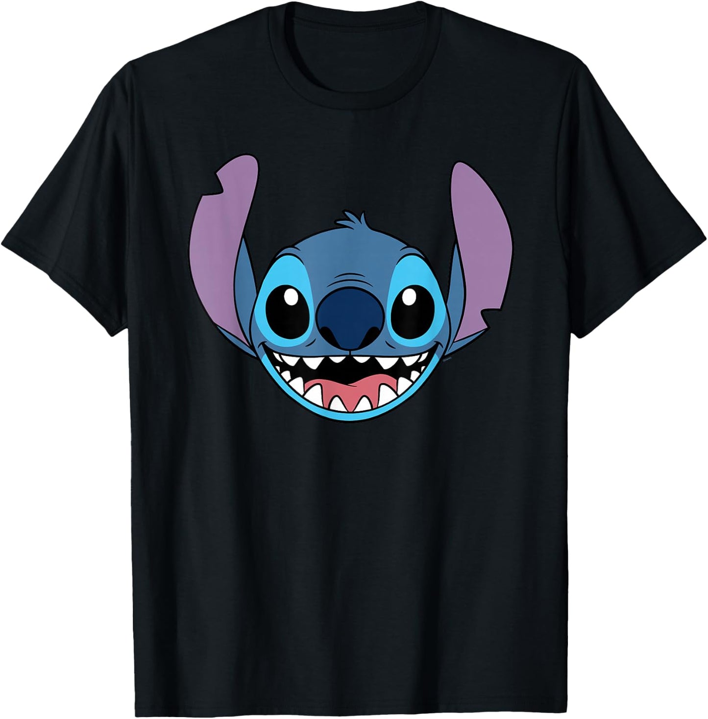 Disney Lilo & Stitch Experiment 626 Smiling Big Face Costume T-Shirt - T-Shirt | Black