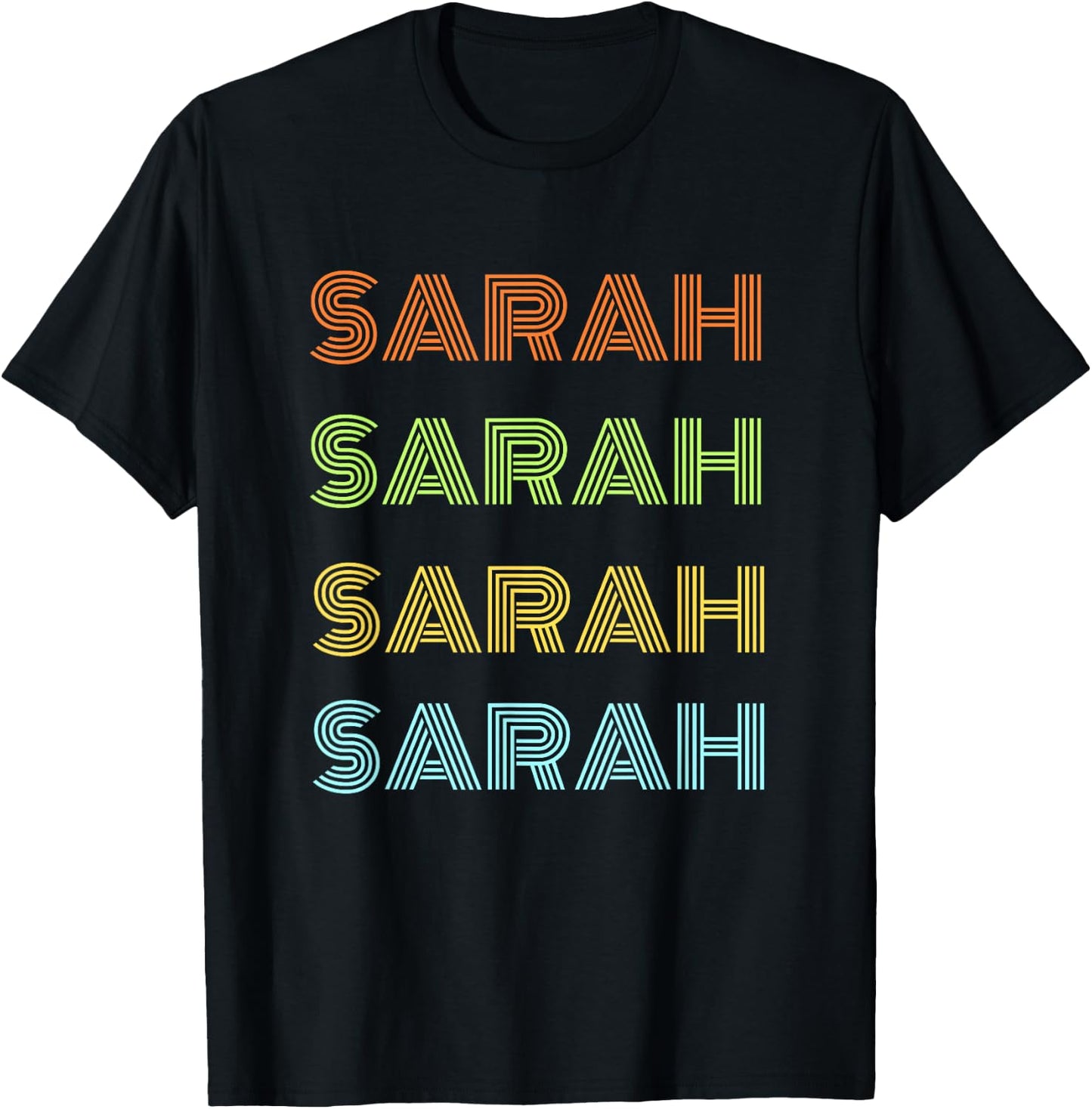 I love my girl Sarah classic Sarah girl named Sarah T-Shirt - T-Shirt | Black