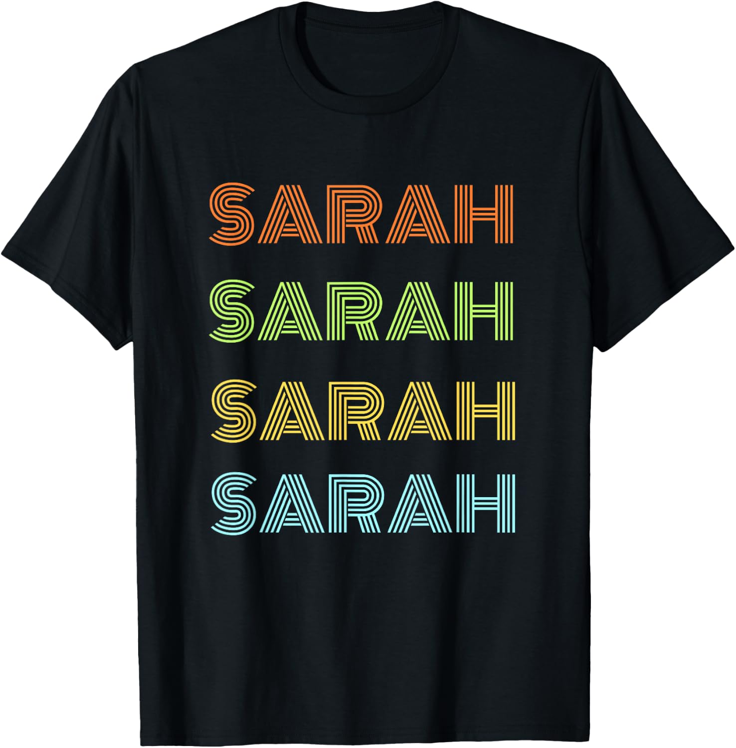 I love my girl Sarah classic Sarah girl named Sarah T-Shirt - T-Shirt | Black