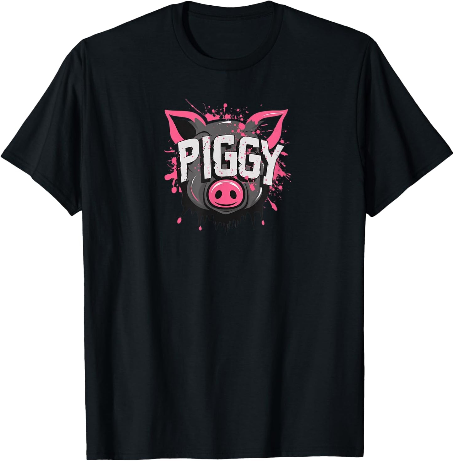 Gay Piggy Daddy Bear | Nasty Pig Oink Gay Pride 2025 T-Shirt - T-Shirt | Black
