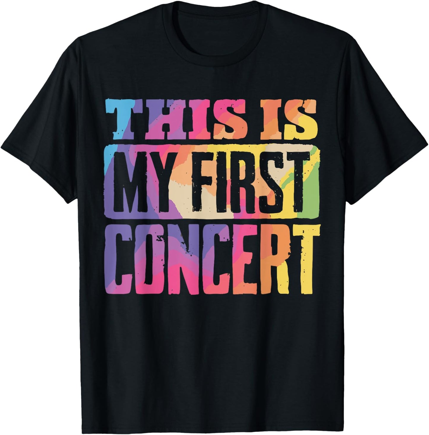 This Is My First Concert T-Shirt - T-Shirt | Black