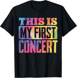 This Is My First Concert T-Shirt - T-Shirt | Black