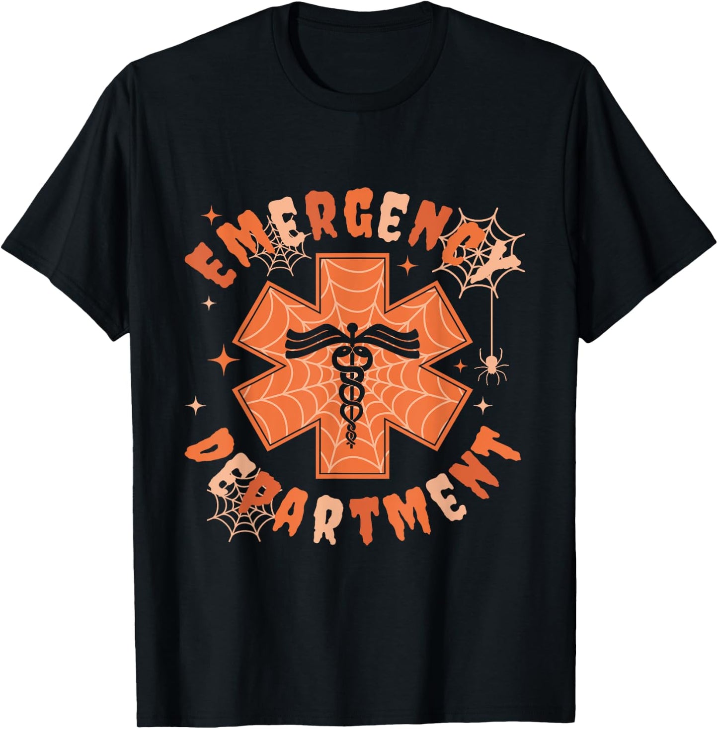 Emergency Department Halloween Emergency Room Nursing Nurse T-Shirt - T-Shirt | Black