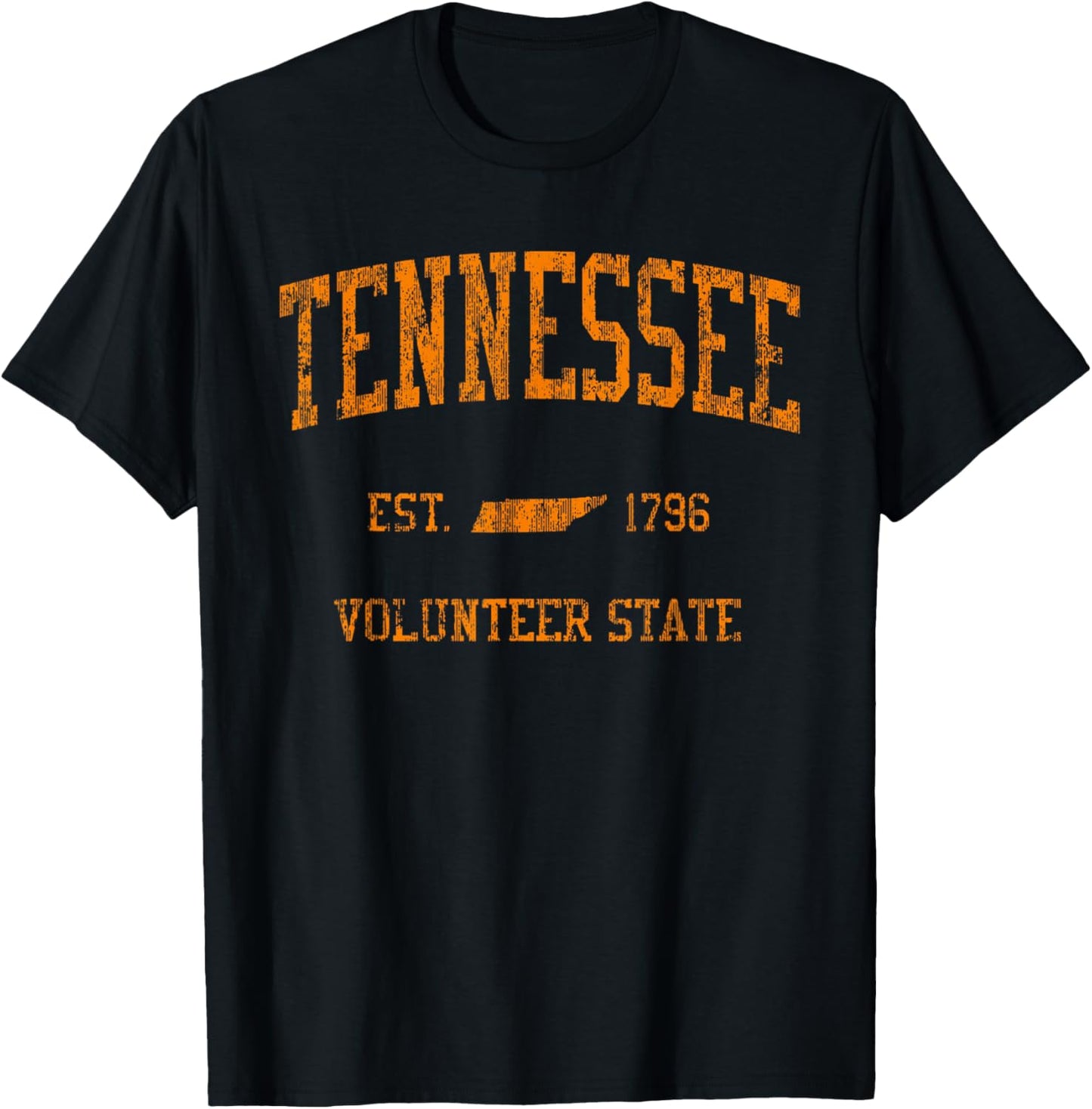 Tennessee Shirts. TN Vintage Women Girls Kids T-Shirt - T-Shirt | Black
