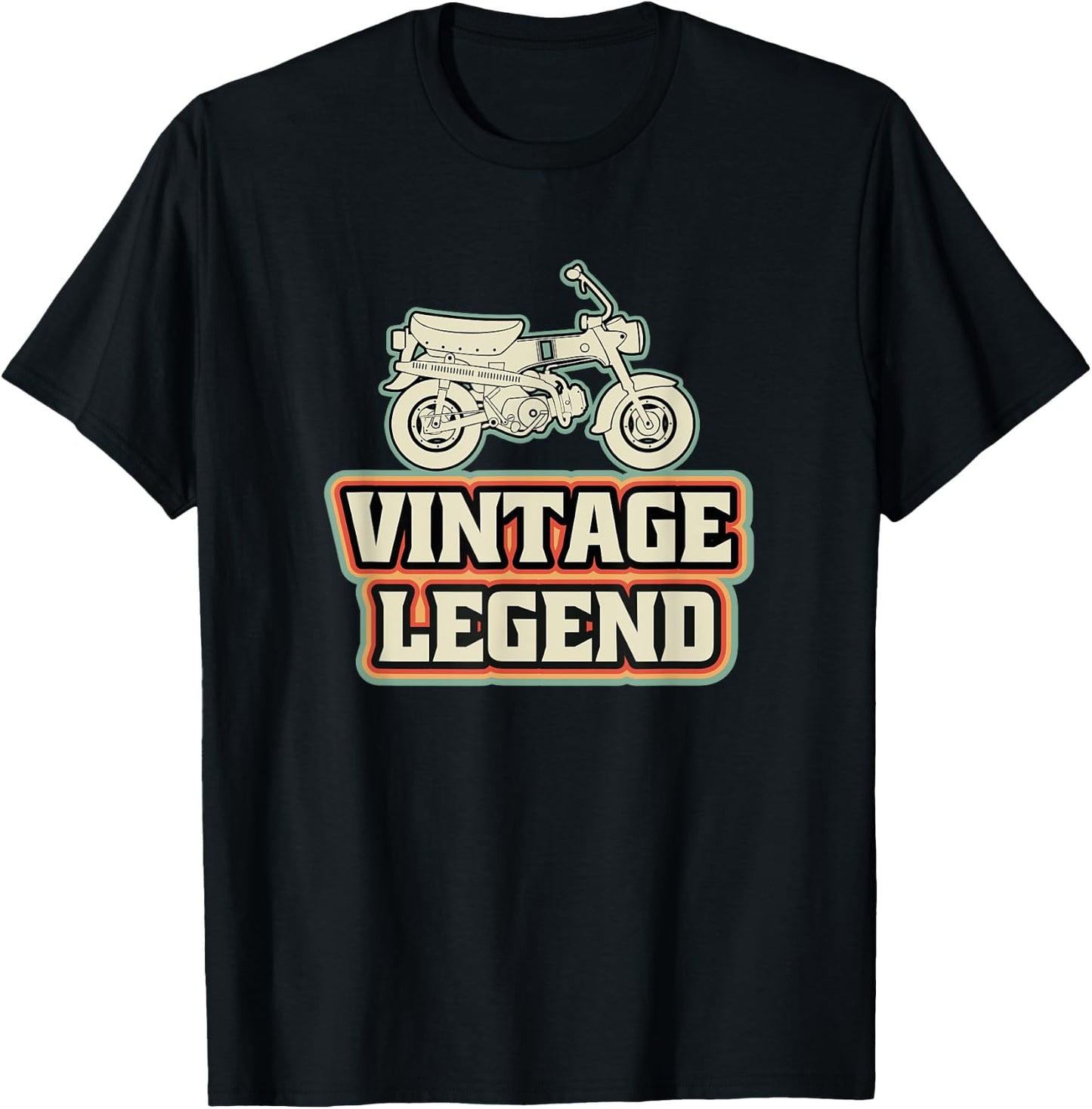 Dax Vintage Legend Japan Moped Motorcycle T-Shirt - T-Shirt | Black