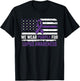 Lupus Awareness Shirt We Wear Purple for Lupus Awareness T-Shirt - T-Shirt | Black