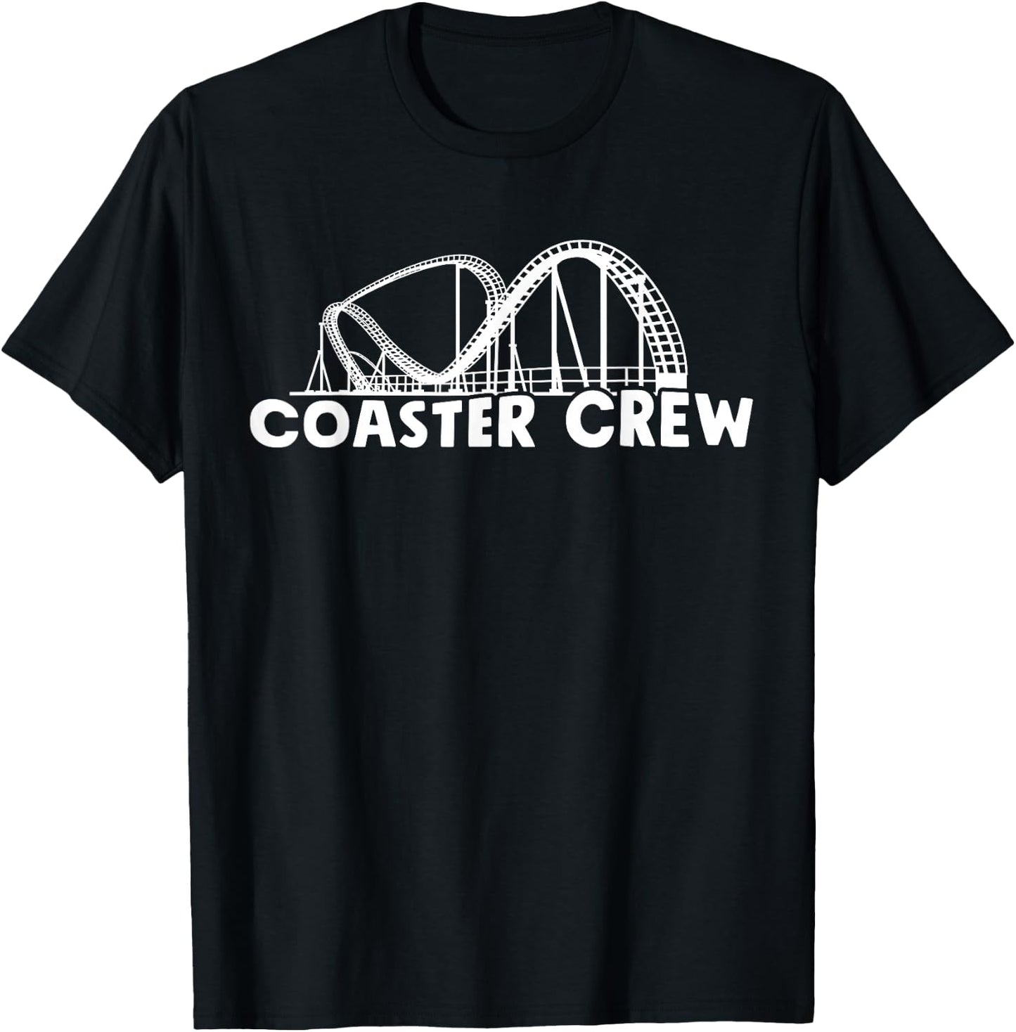 Amusement Park I Rollercoaster Crew I Roller Coaster Crew T-Shirt - T-Shirt | Black