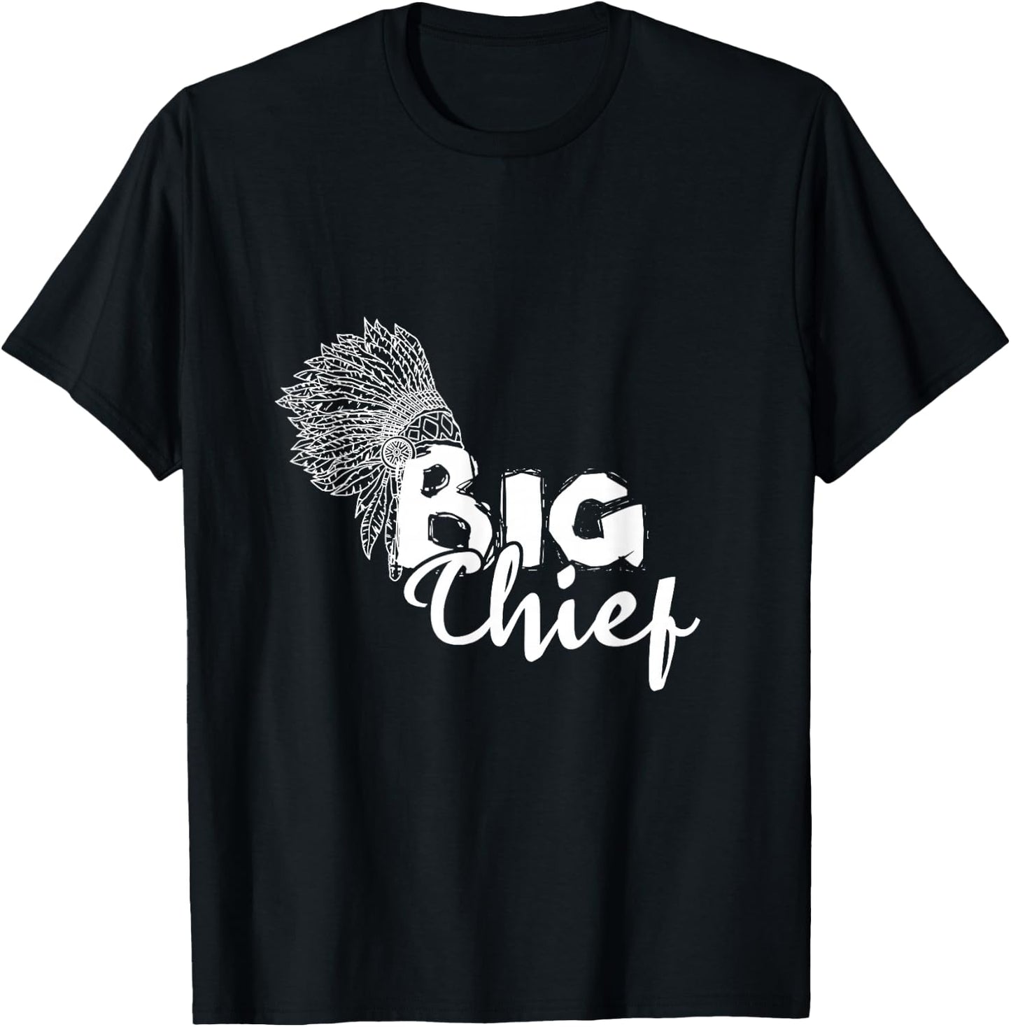 Indian Chief Motorcycle Headdress T-Shirt - T-Shirt | Black