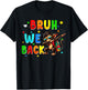 Bruh we back funny back to school stuffs dabbing Monkey T-Shirt - T-Shirt | Black