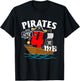 Pirates Life 4 Me 4th Birthday Boy 4 Years Old Birthday Boys T-Shirt - T-Shirt | Black