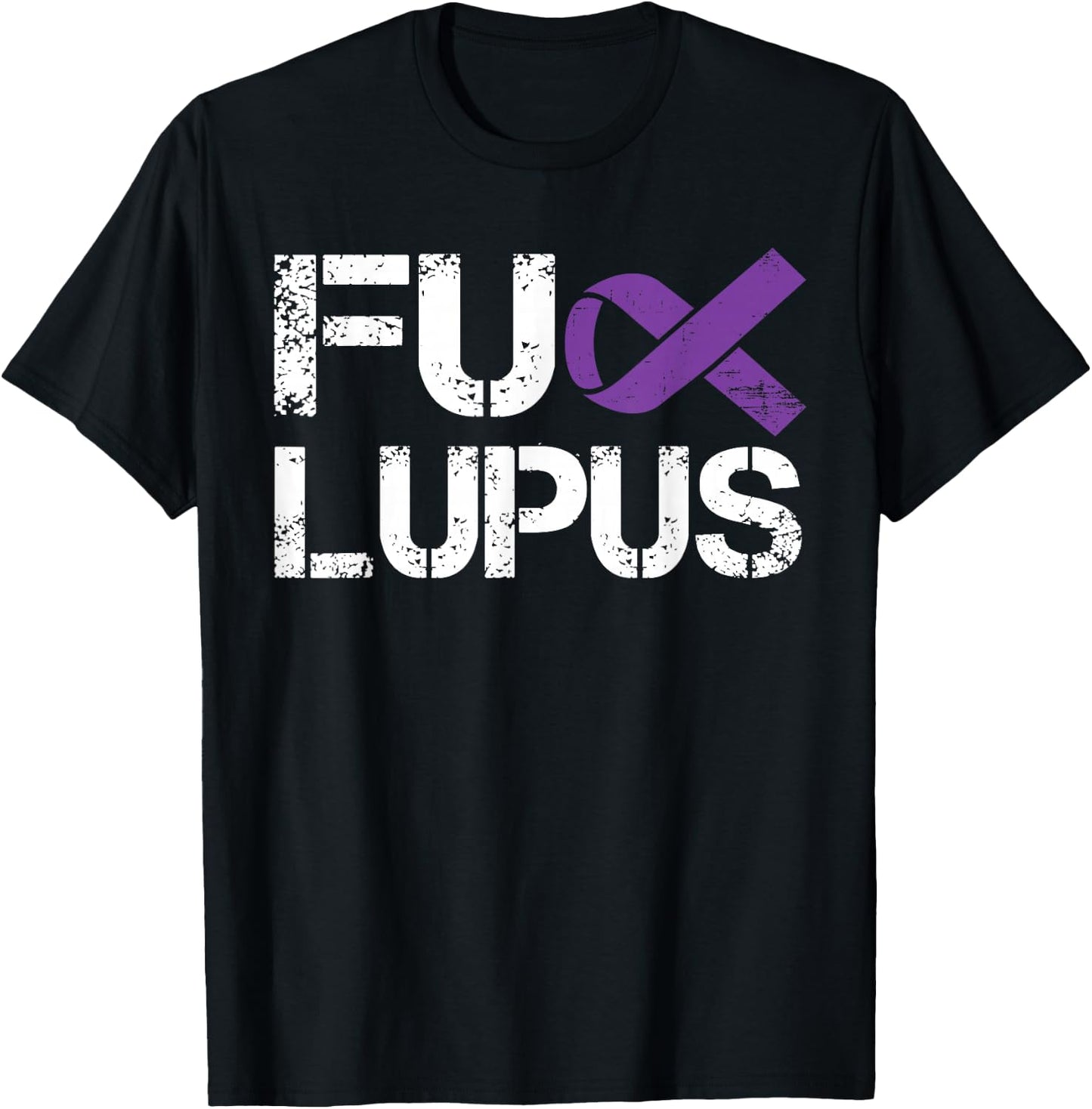 Fuck Lupus Systemic Lupus Erythematosus Awareness Men T-Shirt - T-Shirt | Black