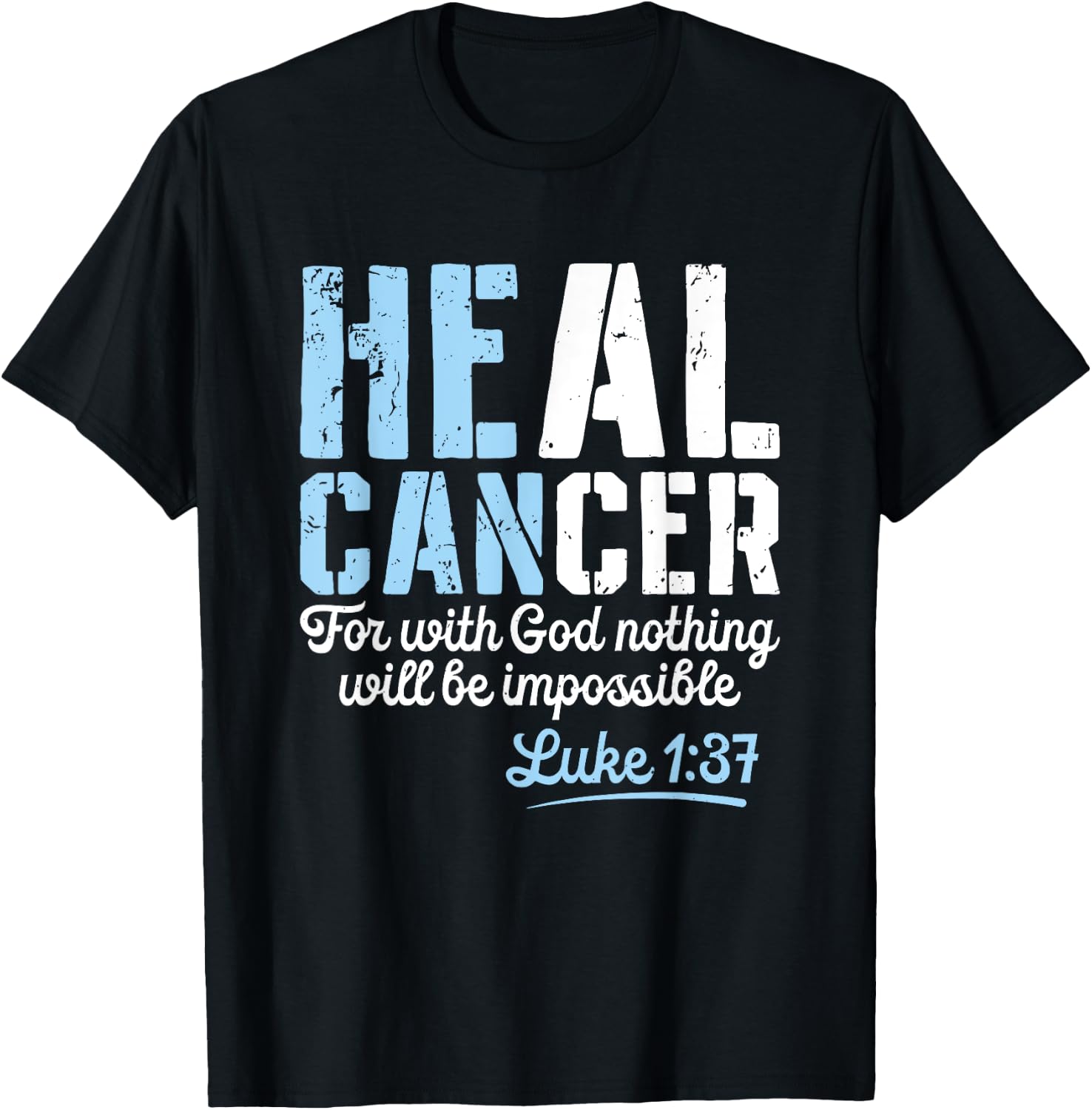 My God is Stronger Than Prostate Cancer Survivor T-Shirt - T-Shirt | Black