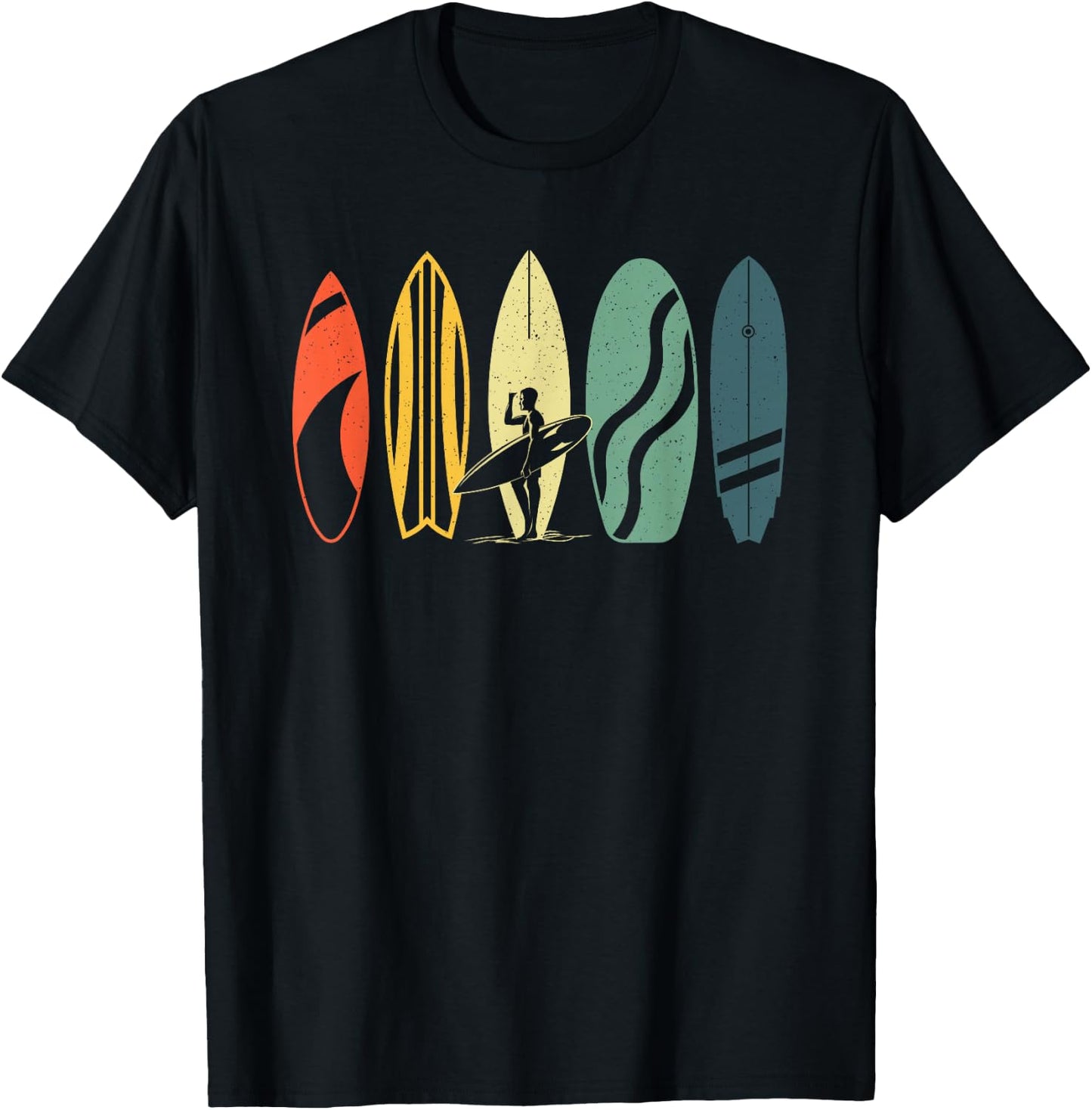 Best Surfboard Women Kids Surfing Surfer Surfboard T-Shirt - T-Shirt | Black