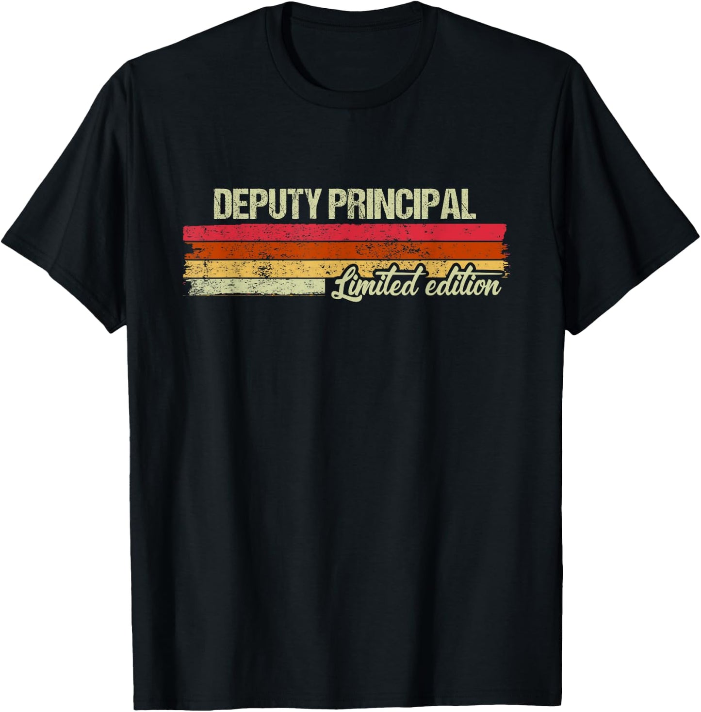 Vintage Deputy Principal Limited Edition T-Shirt - T-Shirt | Black