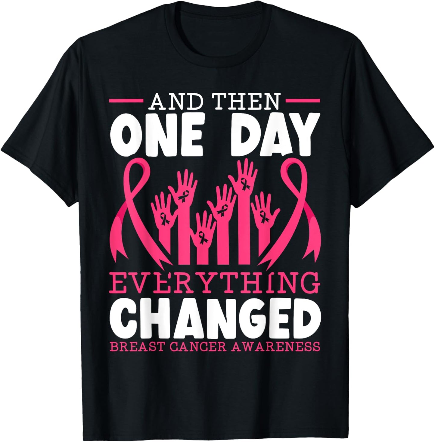 Breast Cancer Warrior Breast Cancer Awareness T-Shirt - T-Shirt | Black