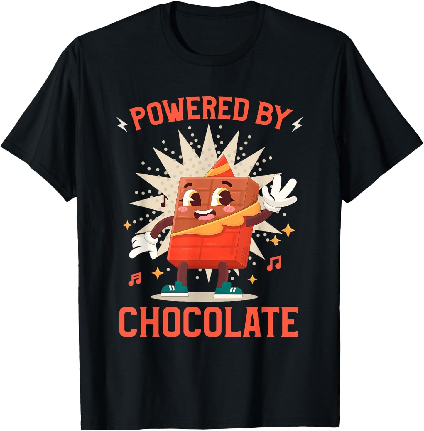Quote Funny Chocolate Lover Chocolate Bars T-Shirt - T-Shirt | Black