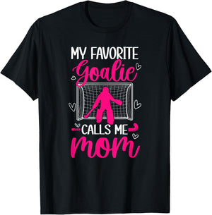 Field Hockey Goalkeeper Mom Of A Field Hockey Goalie Mother T-Shirt - T-Shirt | Black