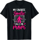 Field Hockey Goalkeeper Mom Of A Field Hockey Goalie Mother T-Shirt - T-Shirt | Black