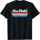 Vintage Retro 70s 80s Abu Dhabi T-Shirt - T-Shirt | Black