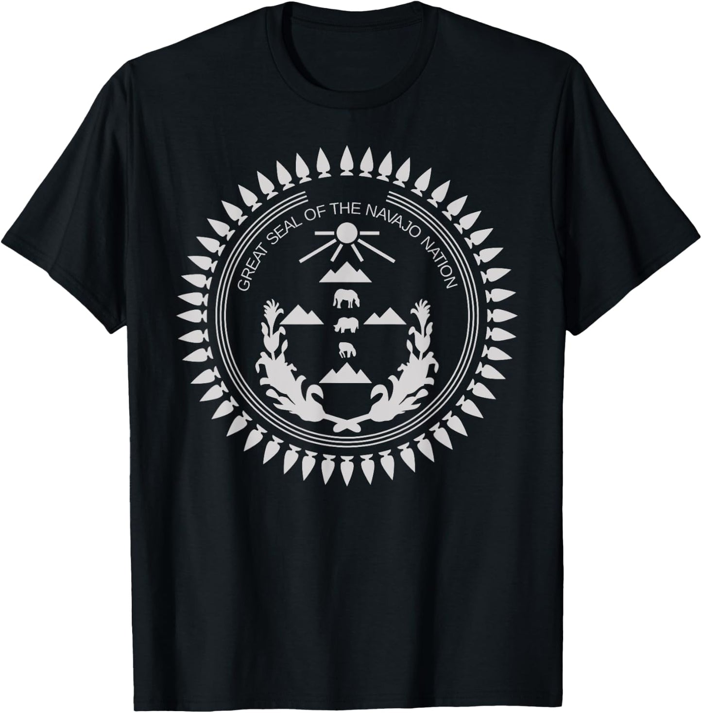 Navajo Flag: Native American Kids T-Shirt - T-Shirt | Black