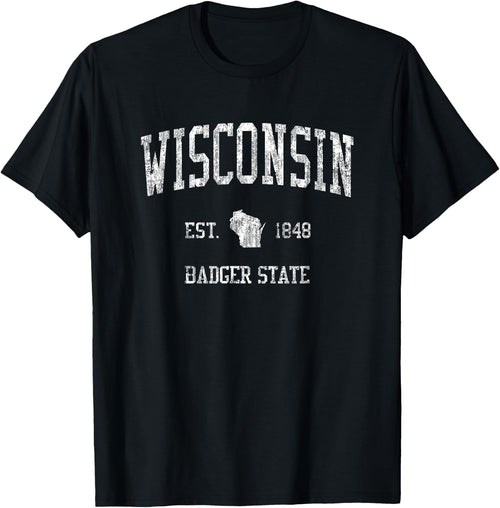 Wisconsin Vintage Sports Design Wisconsinan WI