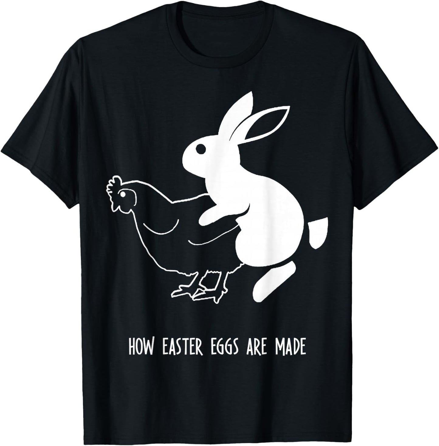 How Easter Eggs Are Made Funny Mating T-Shirt - T-Shirt | Black