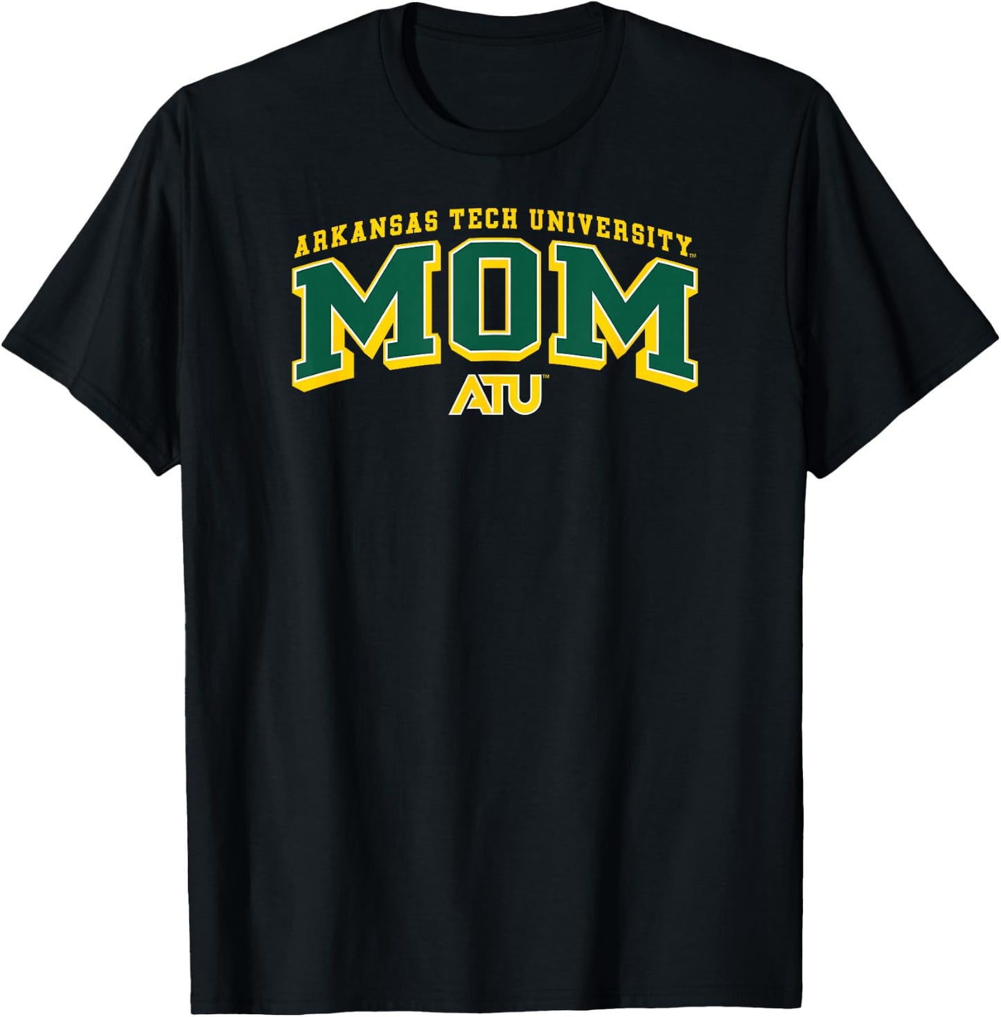 Arkansas Tech Wonder Boys Mom Arch Green Officially Licensed T-Shirt - T-Shirt | Black