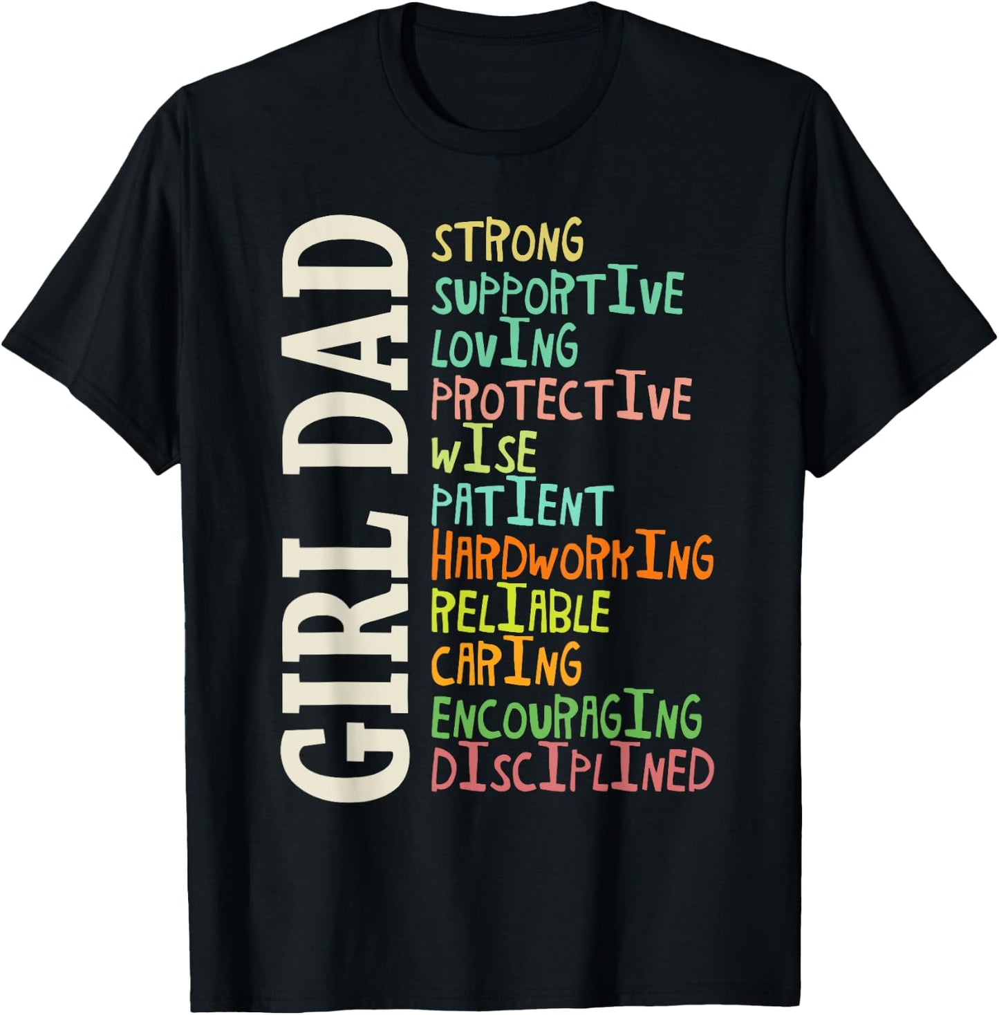 Dads of Daughters shirt for Dad Father Happy Father's Day T-Shirt - T-Shirt | Black