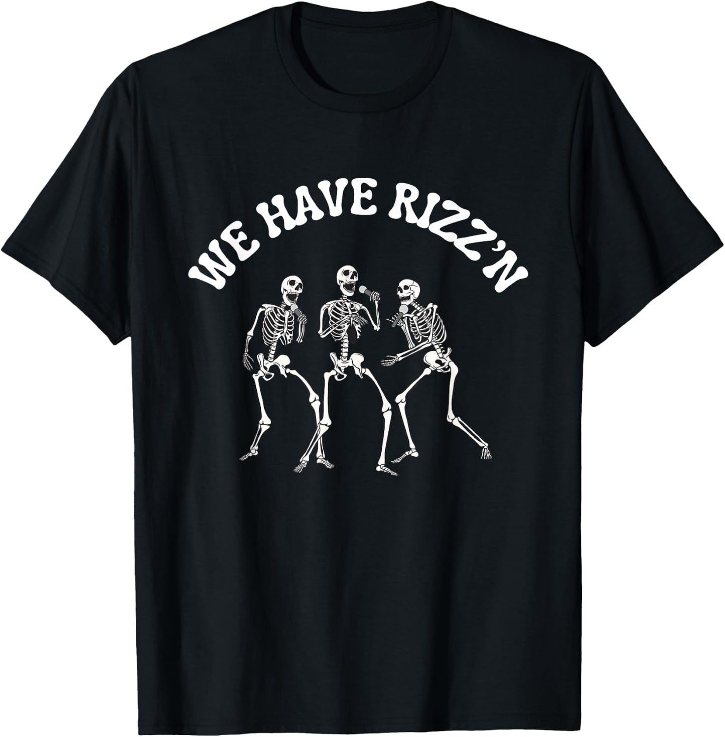 Funny Halloween Gen Alpha Slang Rizz'n T-Shirt - T-Shirt | Black