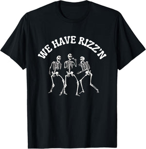 Funny Halloween Gen Alpha Slang Rizz'n T-Shirt - T-Shirt | Black