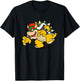 Super Mario Bowser Big Bad Classic Portrait T-Shirt - T-Shirt | Black